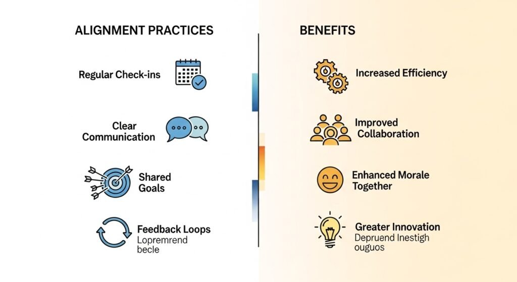 Alignment Practices vs. Benefits