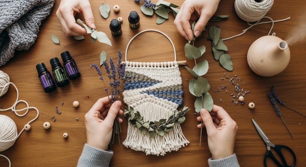 Aromatherapy and Natural Elements in Mindful Crafting