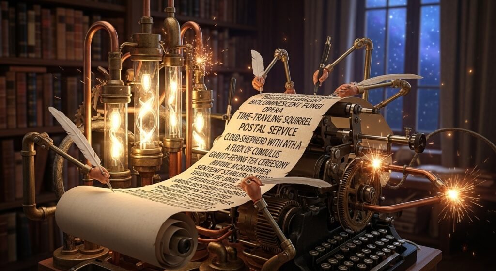 Automatic Writing for Fresh Concepts