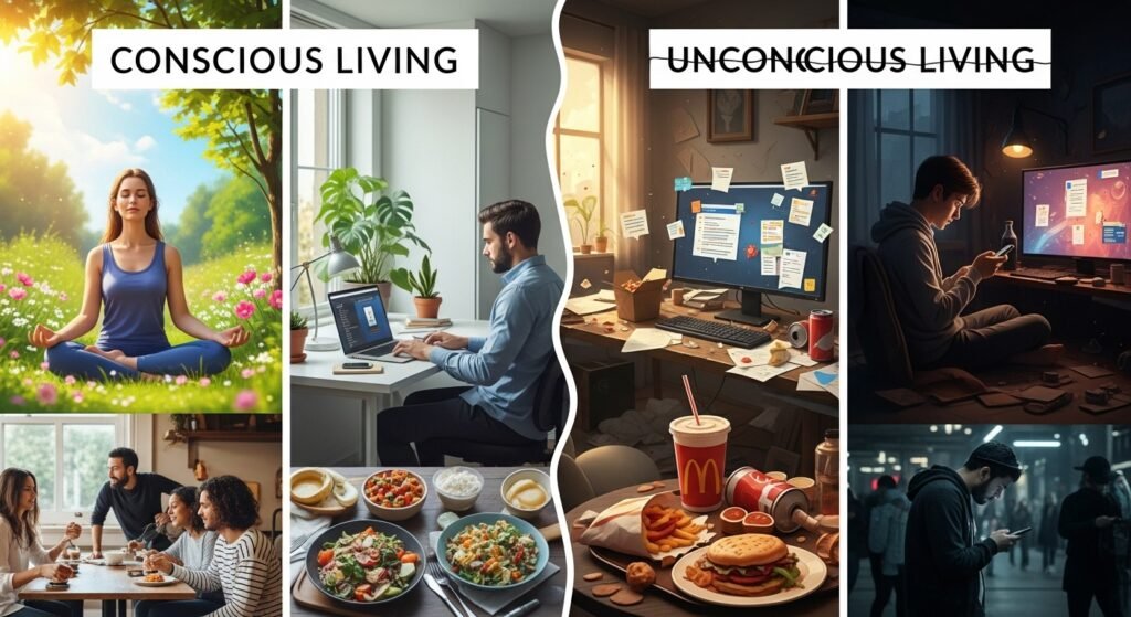 Conscious Living vs. Unconscious Living