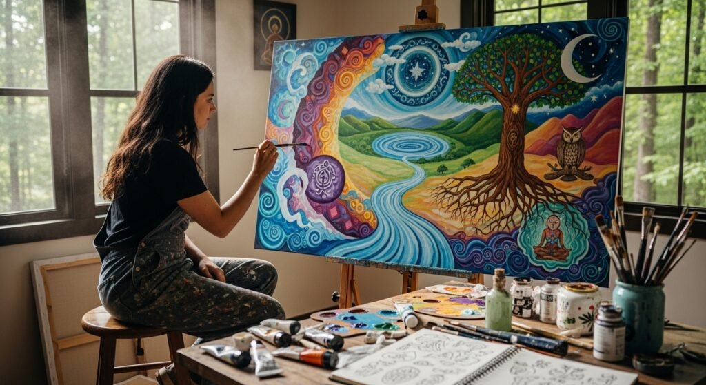 Creating Symbolic Art as a Path to Unconscious Wisdom