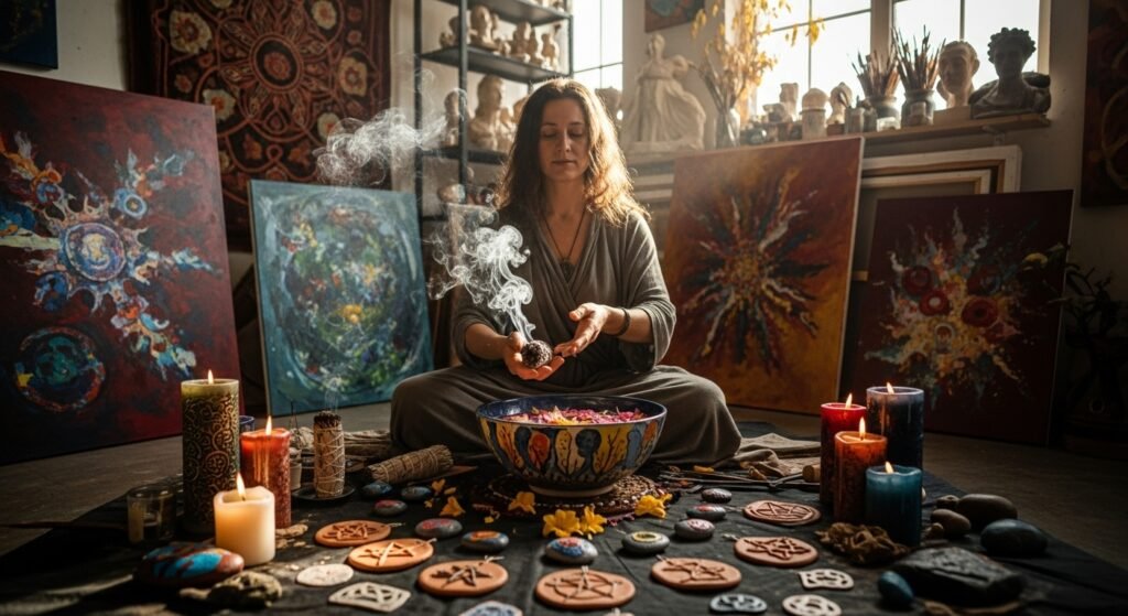 Embracing Rituals that Blend the Mystical with the Artistic
