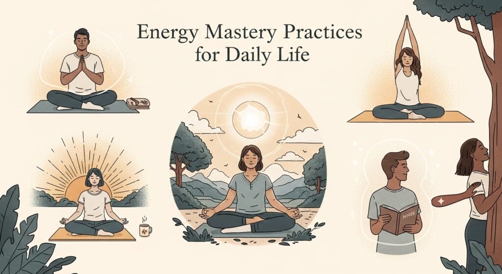 🧘 Energy Mastery Practices for Daily Life