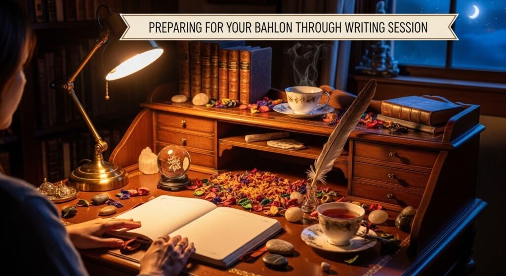 Preparing for Your Bahlon Healing Through Writing Session