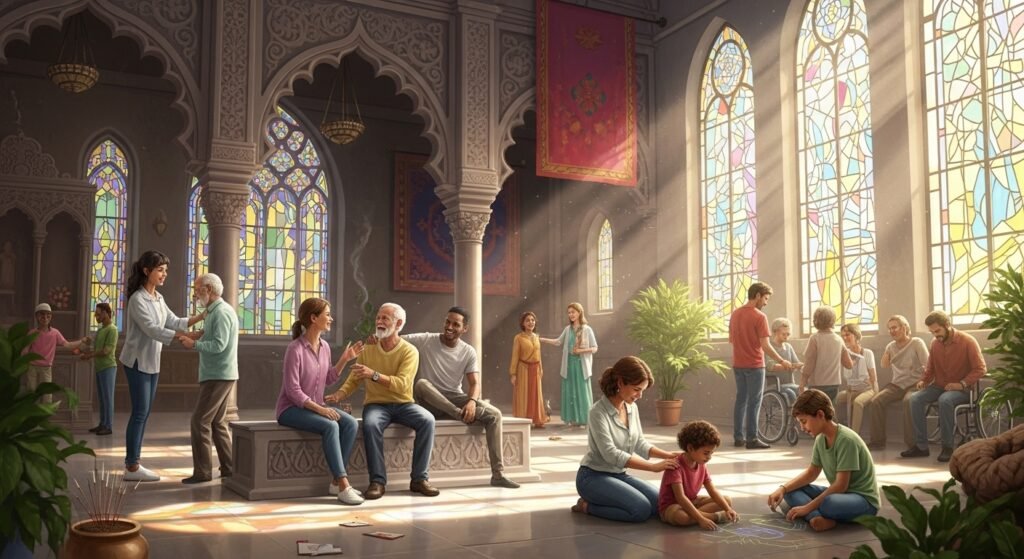 Sacred Spaces as Communities of Support