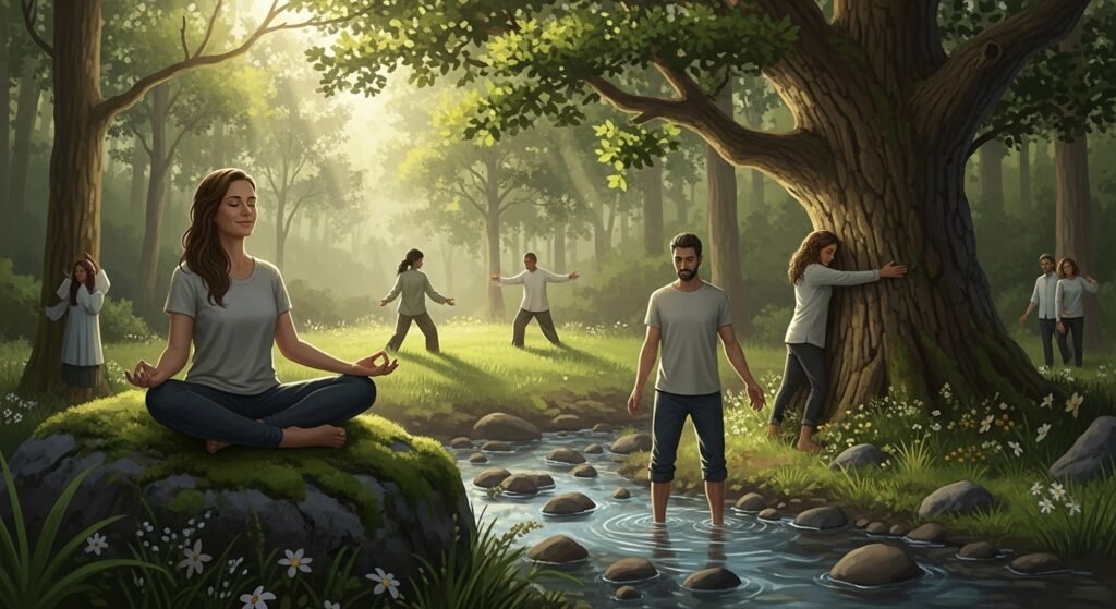 Connect through Nature and Grounding for Mind-Body-Spirit Integration