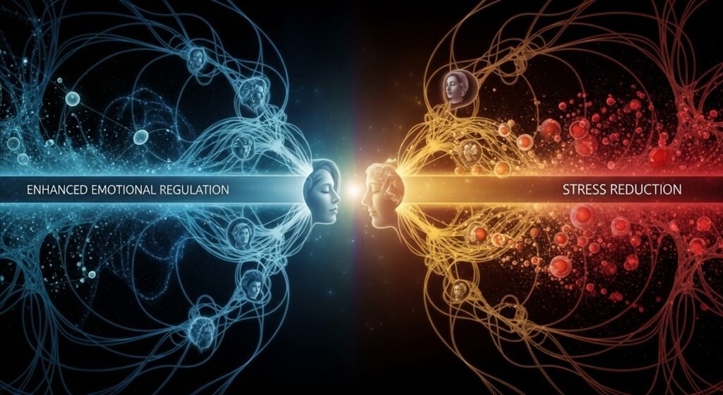 Enhanced Emotional Regulation and Stress Reduction