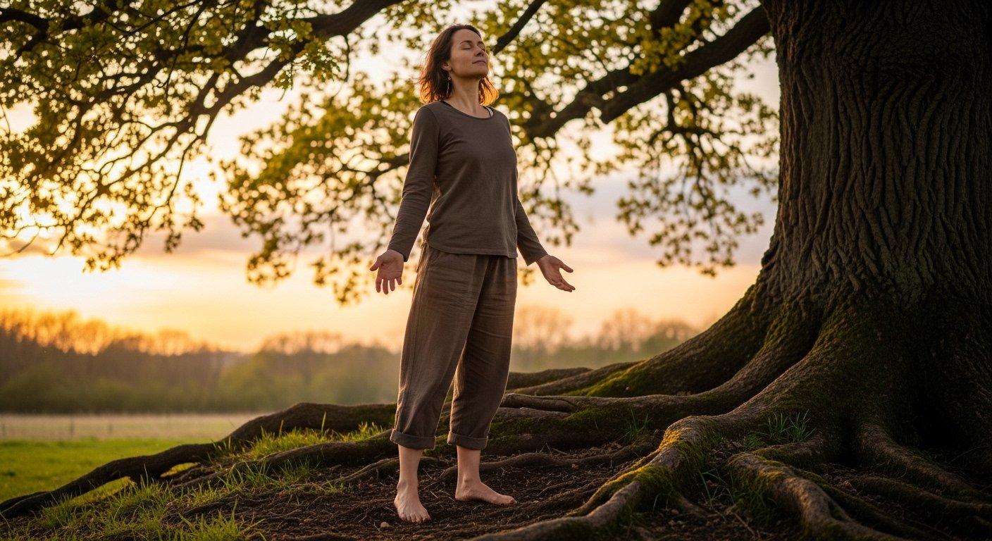 Living with presence and embodiment through mindful awareness, grounding practices, and daily alignment with the body.