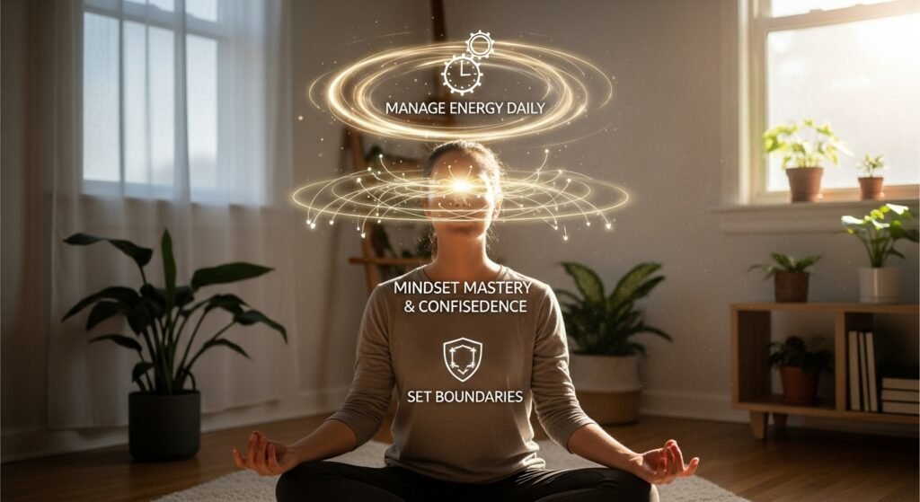 Set Boundaries and Manage Energy Daily for Mindset Mastery & Confidence