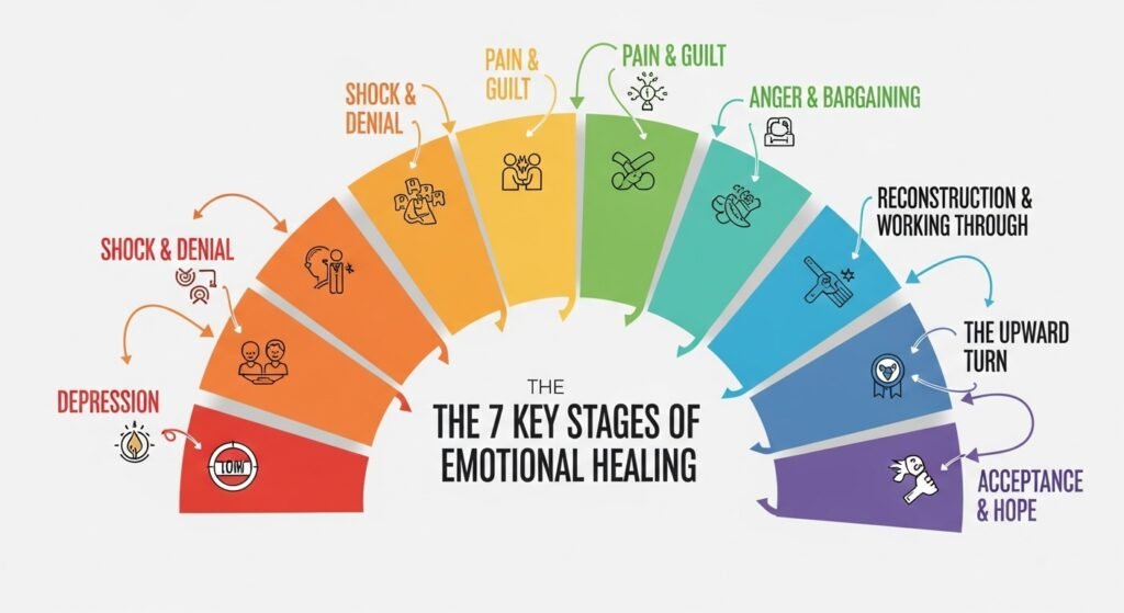 The 7 Key Stages of Emotional Healing