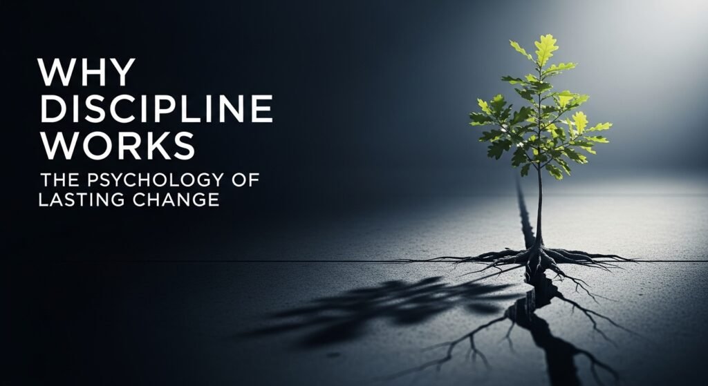 Discipline creates lasting change because it operates in harmony with your brain's natural learning and motivation systems. When you practice discipline, you're not fighting against yourself – you're aligning your behavior with your identity, values, and intrinsic motivations.