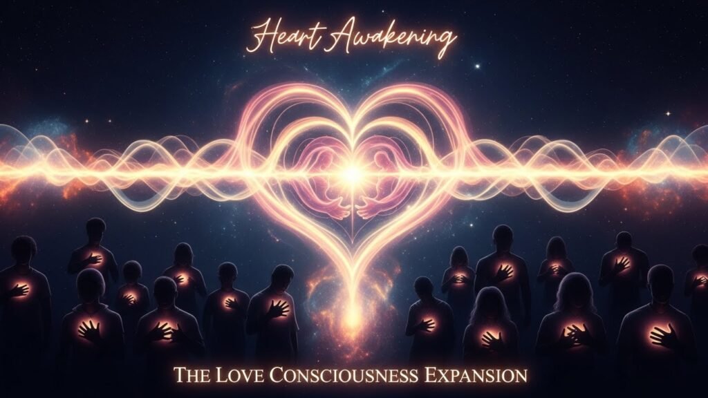 Heart awakening represents the opening and activation of heart-centered consciousness, characterized by unconditional love, compassion, and emotional healing.