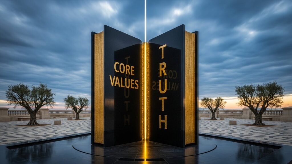 Core values truth ranks first among types of personal truth, revealing non-negotiable principles that anchor authentic living amid life's chaos
