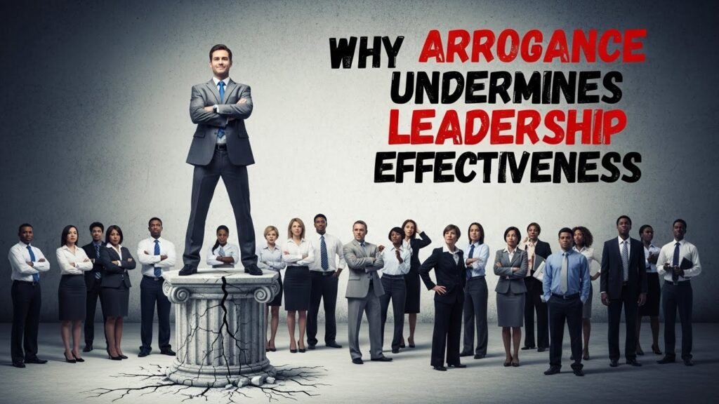 Arrogance undermines leadership effectiveness through multiple psychological and social mechanisms that create cascading negative effects throughout organizations.