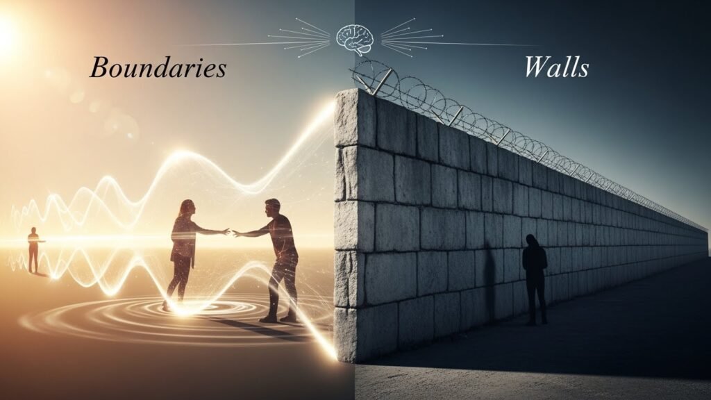🧠 Understanding Boundaries vs. Walls The Fundamental Difference 